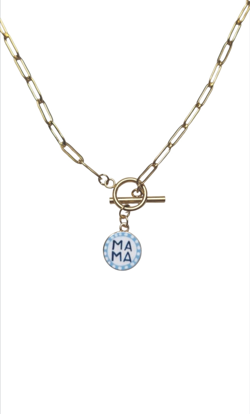 Collier MAMA- Création BY maletim