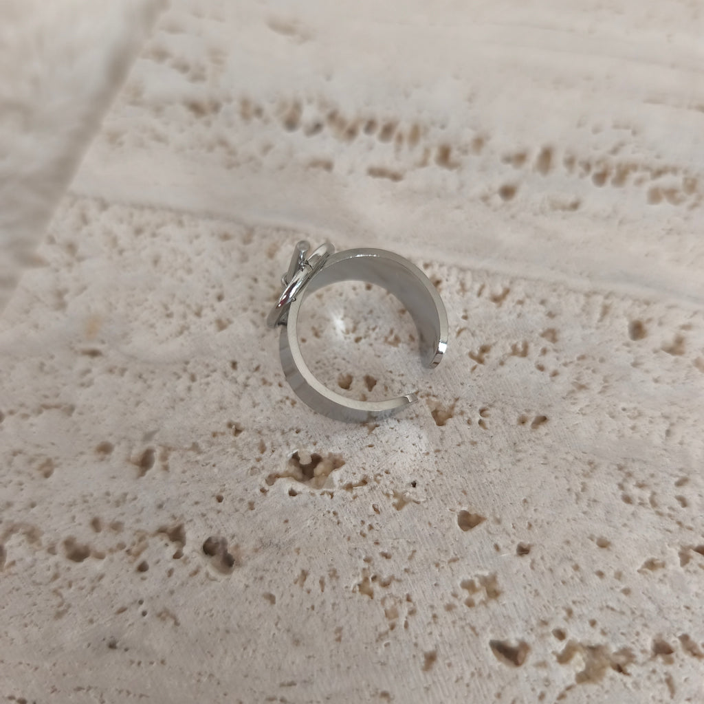 Bague SANAE argenté