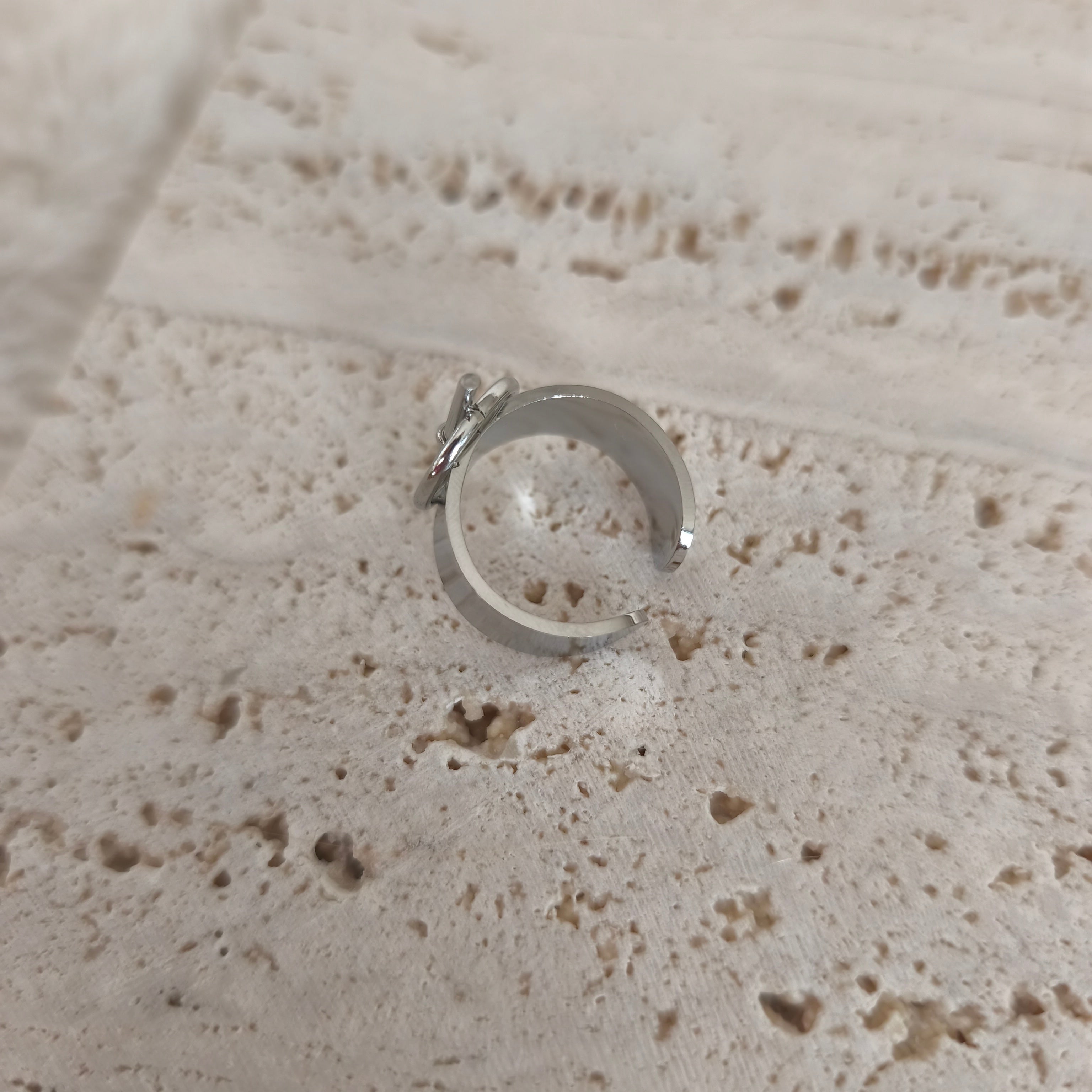 Bague SANAE argenté