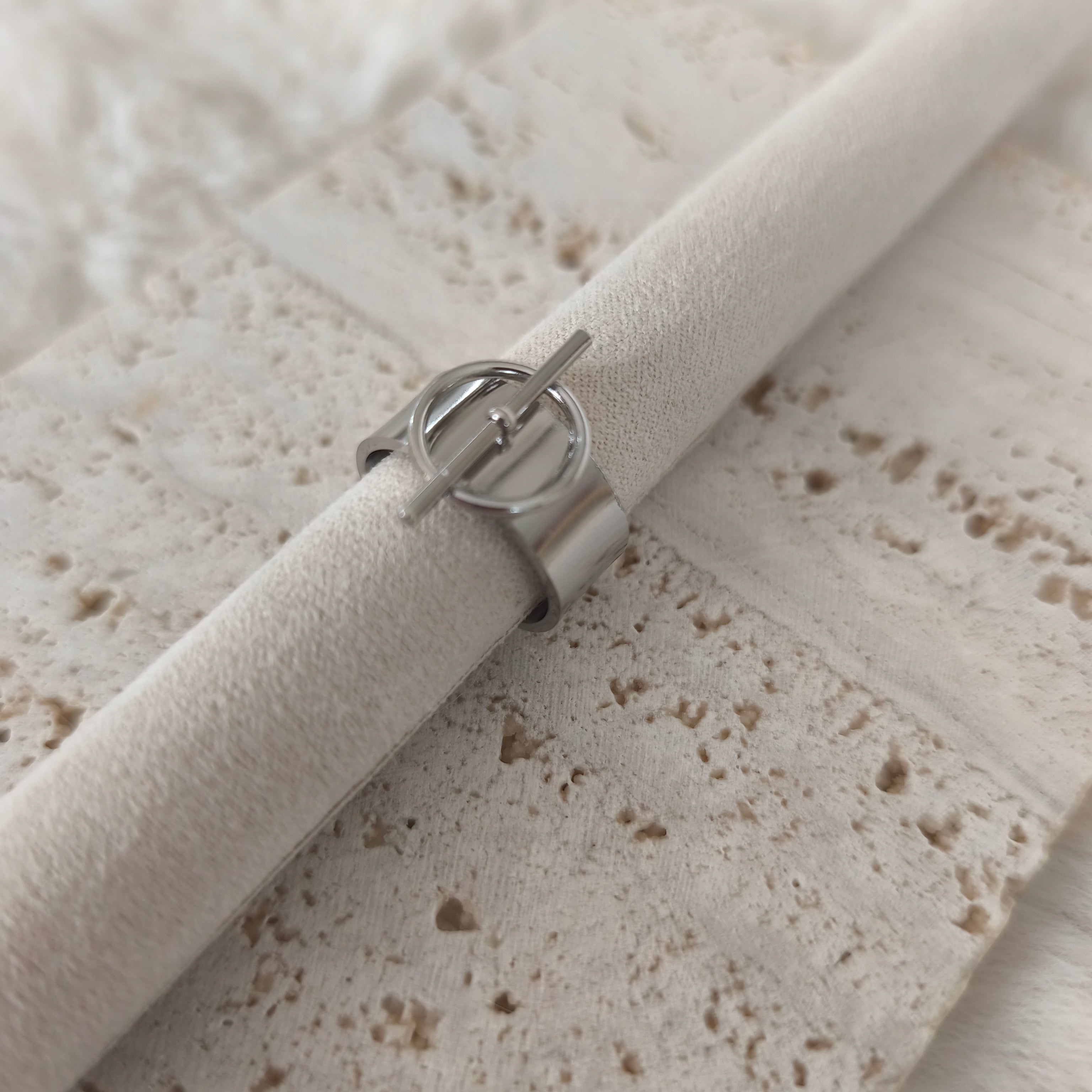 Bague SANAE argenté