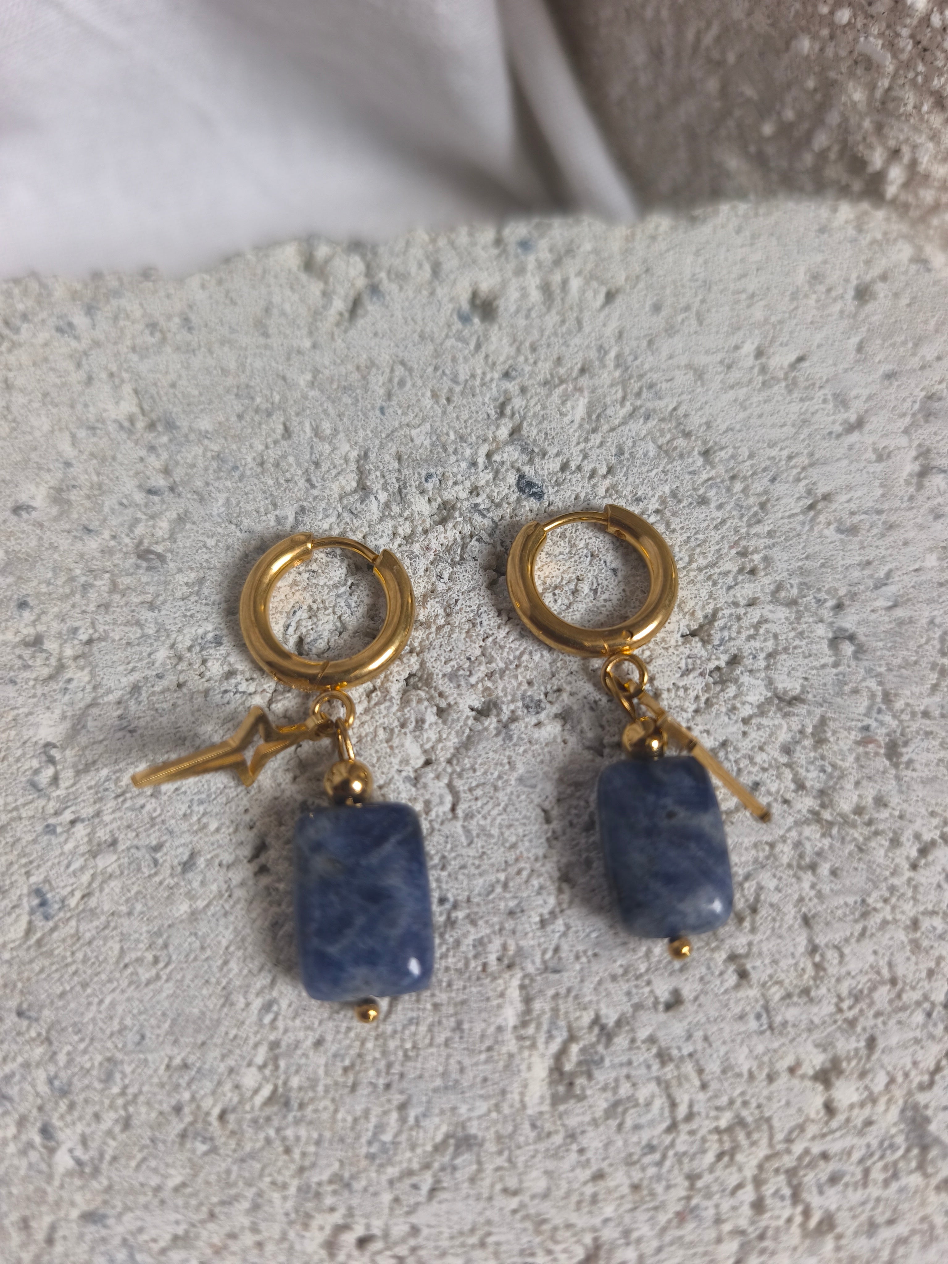 Boucles d'oreilles SAPHIRA