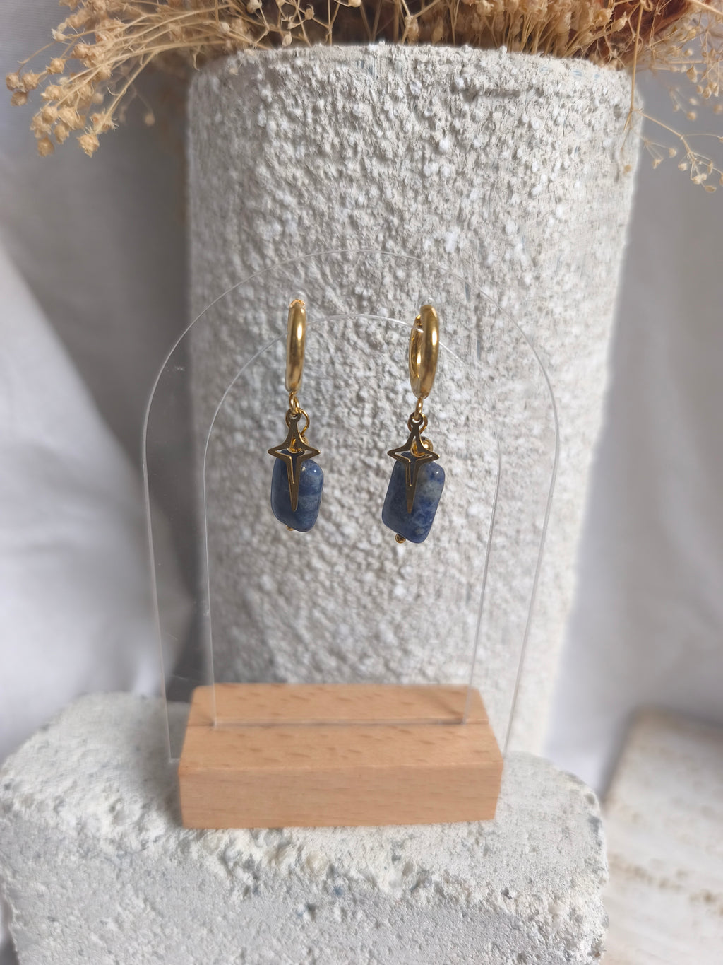 Boucles d'oreilles SAPHIRA