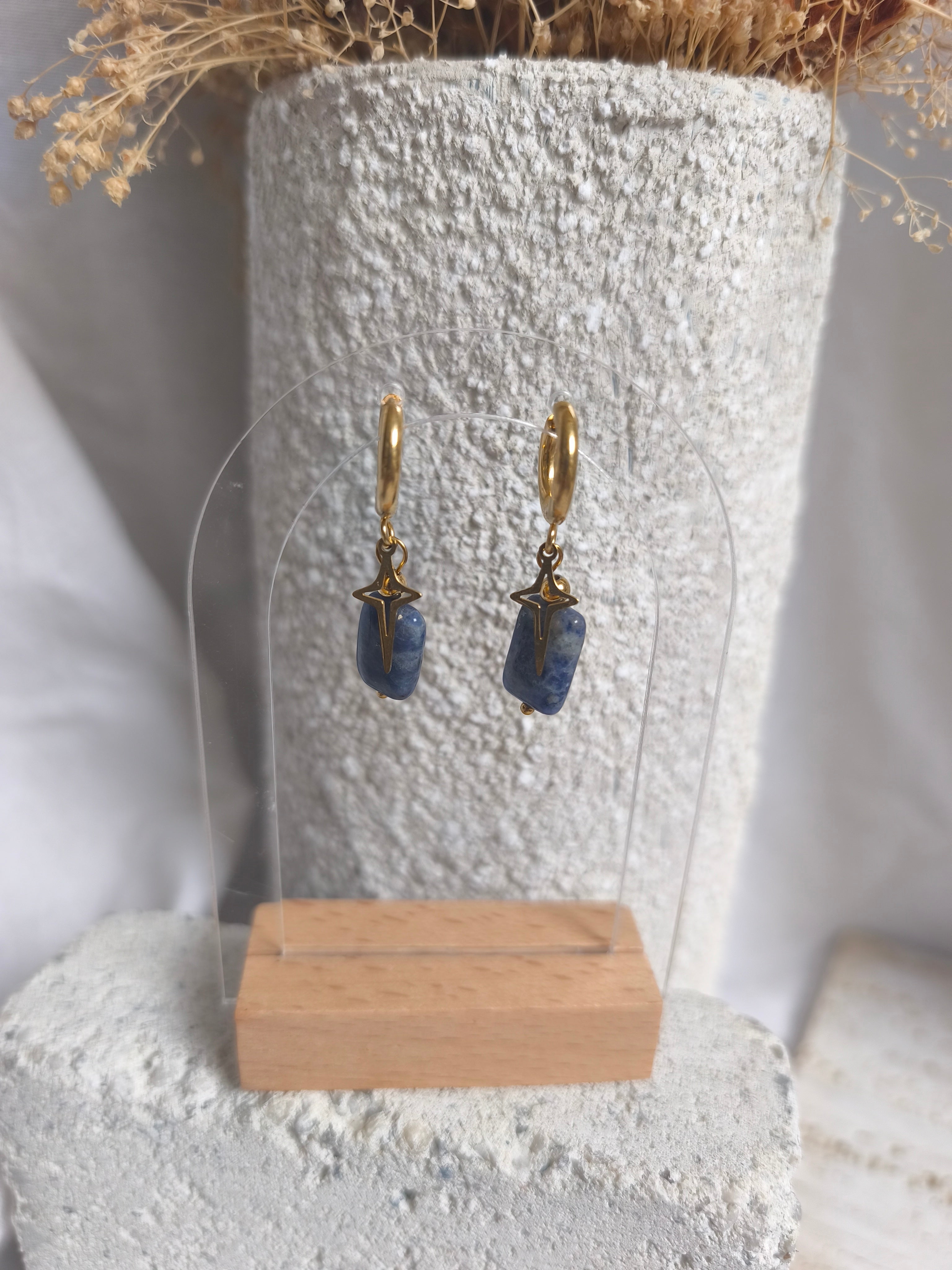 Boucles d'oreilles SAPHIRA