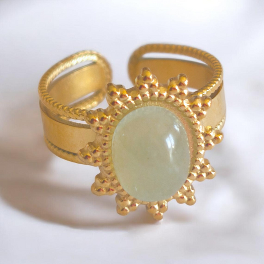 Bague LIRIELLE Vert d'eau