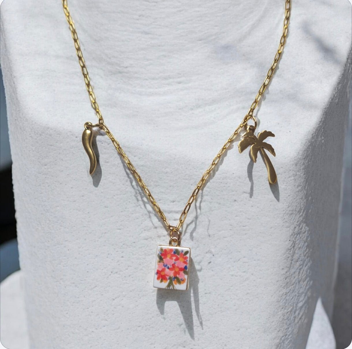 Collier FLEUR - Création BY maletim