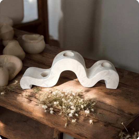 Bougeoir en Jesmonite – Home by maletim