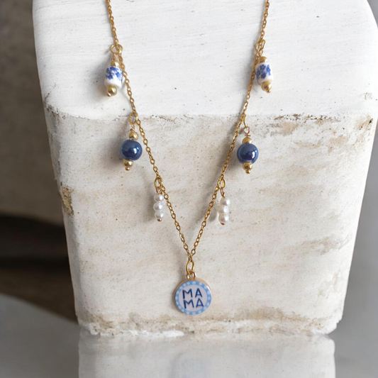Collier MAMA- Création BY maletim